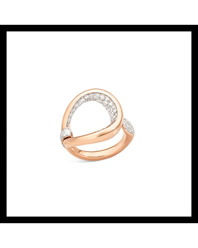 Pomellato Ring Rose Gold 18kt, Diamond (horloges)